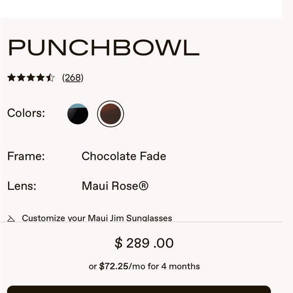 Maui Jim Punchbowl Maui rose lens glasses - Picture 11 of 11